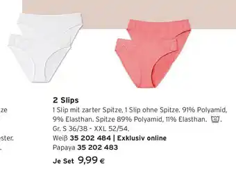 Tchibo Eduscho 2 slips Angebot