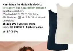 Tchibo Eduscho Hemdchen im modal-seide-mix Angebot