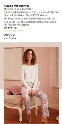 Tchibo Eduscho Pyjama mit webhose Angebot