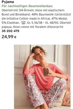 Tchibo Eduscho Pyjama Angebot