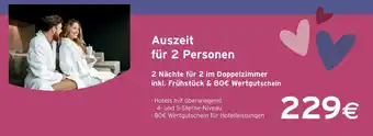 Tchibo Eduscho Auszeit für 2 personen Angebot