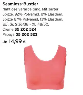 Tchibo Eduscho Seamless-Bustier Angebot