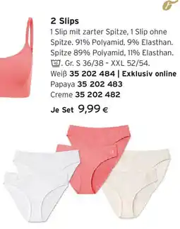 Tchibo Eduscho 2 Slips Angebot