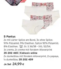 Tchibo Eduscho 5 Pantys Angebot