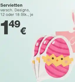 KiK Servietten easter Angebot