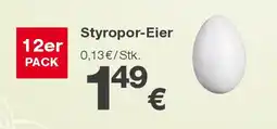 KiK Styropor-eier Angebot