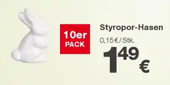 KiK Styropor-hasen Angebot