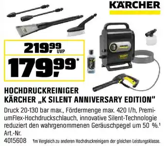 OBI Hochdruckreiniger kärcher,,k silent anniversary edition Angebot