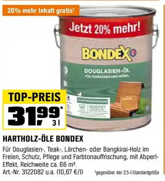 OBI Hartholz-öle bondex Angebot