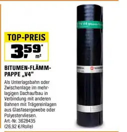 OBI Bitumen-flämm- pappe,,v4 Angebot