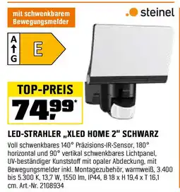 OBI Led-strahler „xled home 2" schwarz Angebot