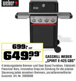 OBI Gasgrill weber ,,spirit e-425 gbs Angebot