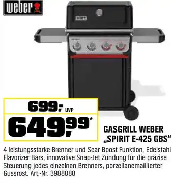 OBI Gasgrill weber ,,spirit e-425 gbs Angebot