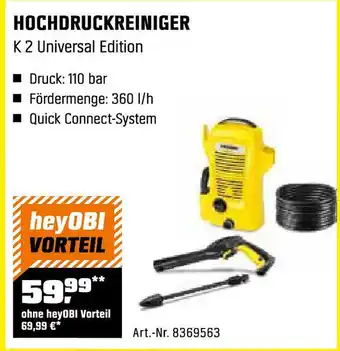 OBI Hochdruckreiniger Angebot