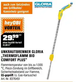 OBI Unkrautbrenner gloria ,,thermoflamm bio comfort plus Angebot