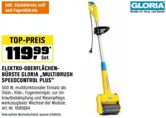 OBI Elektro-oberflächen bürste gloria multibrush speedcontrol plus Angebot