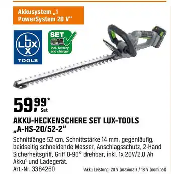 OBI Akkusystem „,1 powersystem 20 v Angebot