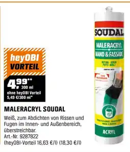 OBI Maleracryl soudal Angebot