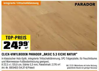 OBI PARADOR Angebot