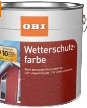 OBI Obi Wetterschutzfarbe Angebot