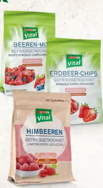 Interspar Spar Vital Himbeeren gefriergetrocknet Angebot