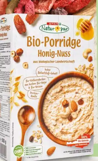 Interspar Spar Natur pur Bio-Porridge Angebot