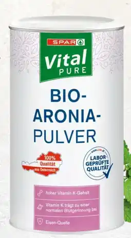 Interspar Spar Vital Pure Bio-Aronia Pulver Angebot