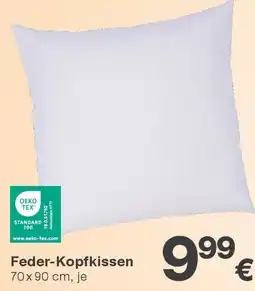 KiK Feder-Kopfkissen Angebot