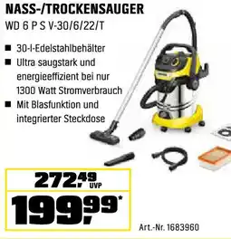 OBI Nass-/trockensauger wd 6 ps v-30/6/22/t Angebot