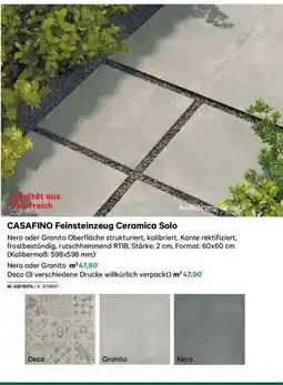 Lagerhaus Casafino feinsteinzeug ceramica solo Angebot