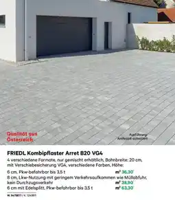 Lagerhaus Friedl kombipflaster arret b20 vg4 Angebot