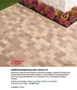 Lagerhaus Leier kombipflasterstein atrium 14 Angebot