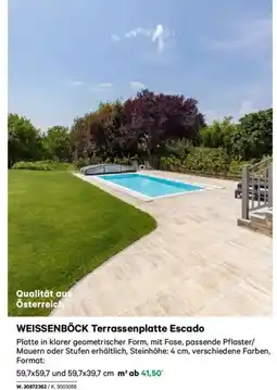 Lagerhaus Weissenböck terrassenplatte escado Angebot