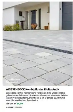 Lagerhaus Weissenböck kombipflaster rialta antik Angebot