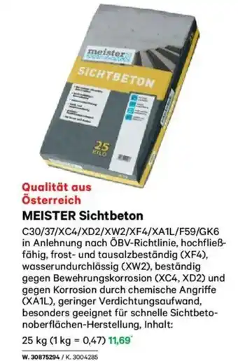 Lagerhaus Meister sichtbeton Angebot