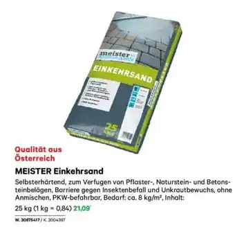 Lagerhaus Meister einkehrsand Angebot