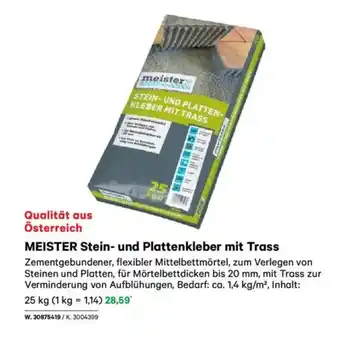 Lagerhaus Meister stein- und plattenkleber Angebot