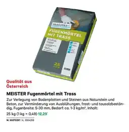 Lagerhaus Meister fugenmörtel mit trass Angebot