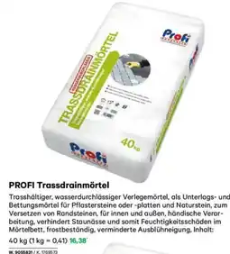 Lagerhaus Profi trassdrainmörtel Angebot