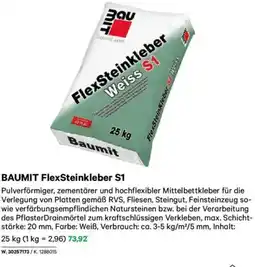 Lagerhaus Baumit flexsteinkleber s1 Angebot