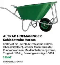 Lagerhaus Altrad hofmaninger schiebetruhe horses Angebot