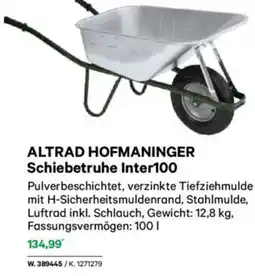 Lagerhaus Altrad hofmaninger schiebetruhe inter100 Angebot