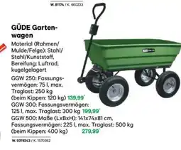 Lagerhaus Güde garten- wagen Angebot