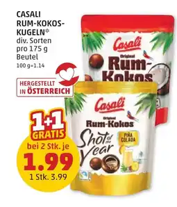 PENNY Casali rum-kokos- kugel Angebot