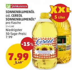 PENNY Sonnenblumenöl Angebot