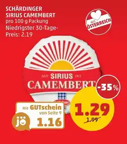 PENNY Schärdinger sirius camembert Angebot