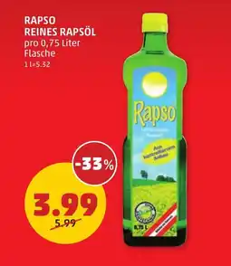 PENNY Rapso reines rapsöl Angebot