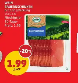 PENNY Wein bauernschinken Angebot