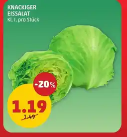 PENNY Knackiger eissalat Angebot