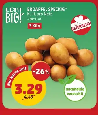 PENNY Echt erdäpfel speckig Angebot